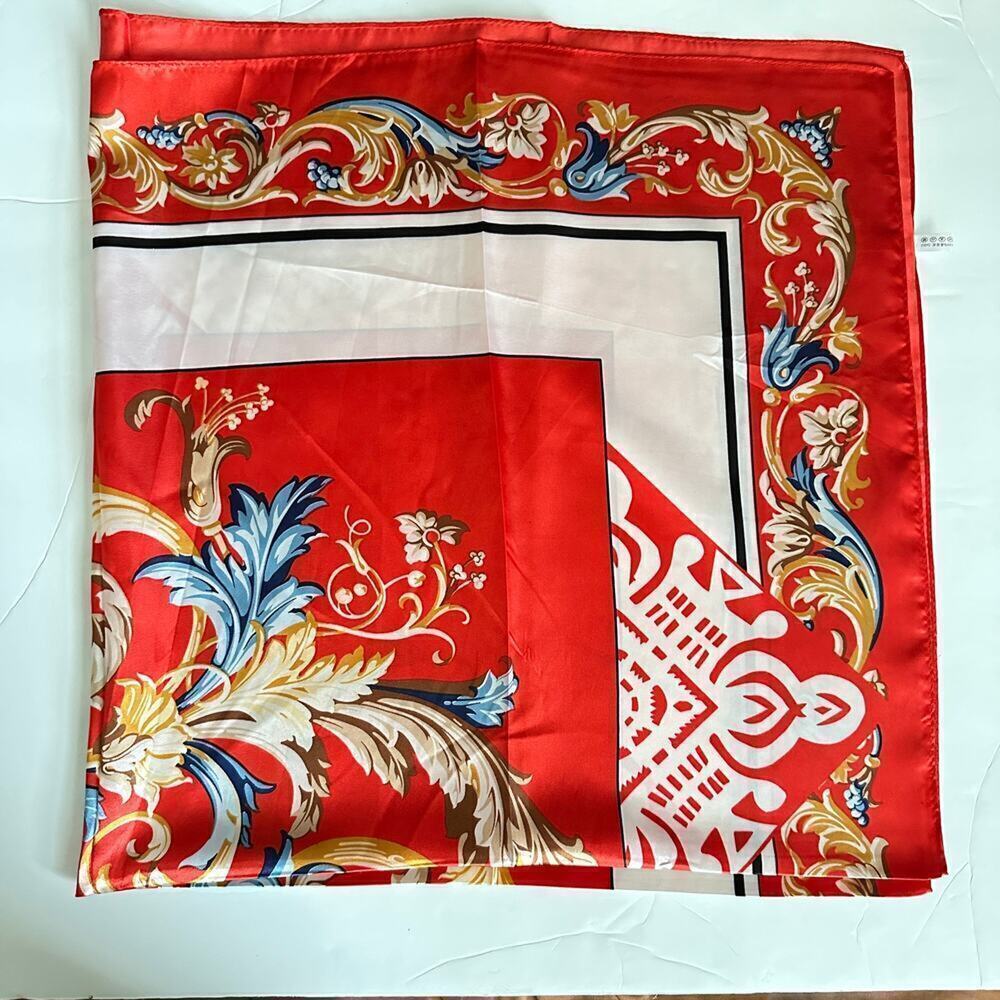 👉 Whispers of the Sea Silk Scarf" - Picture 2 of 5